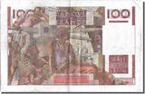 France 100 Francs 1954 Banknote, 100 F 1945-1954 