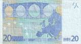 European Union 20 Euro 2002 France, error without serial number AU(50-53)