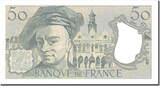 France 50 Francs 1976-1992 Quentin de La Tour, 1988 UNC(65-70)