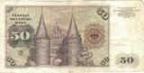 GERMANY - FEDERAL REPUBLIC 50 Deutsche Mark 1980 Banknote, 1980-01-02 VF(30-35)