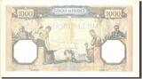 France 1000 Francs 1938 Banknote, 1 000 F 1927-1940 