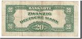 GERMANY - FEDERAL REPUBLIC 20 Deutsche Mark 1948 Banknote VF(30-35)