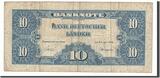 GERMANY - FEDERAL REPUBLIC 10 Deutsche Mark 1949 Banknote, 1949-08-22 VF(20-25)