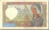 France 50 Francs 1940 Banknote, 50 F 1940-1942 