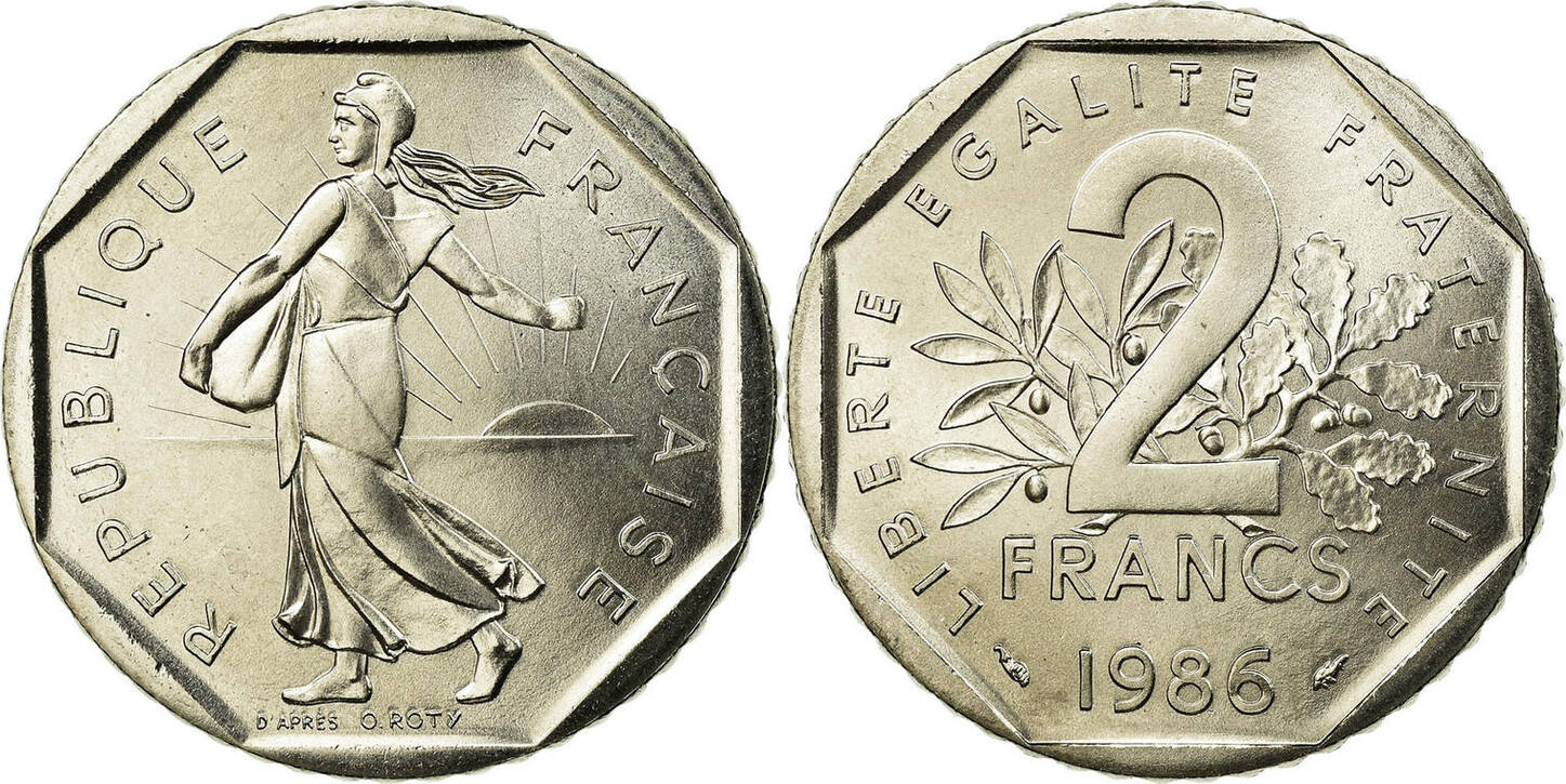 Франс 2. 2 Fr монета. Монеты Франции. 5 Centimes 1986. Монеты vingt Francs australeregies Tantalum 2005