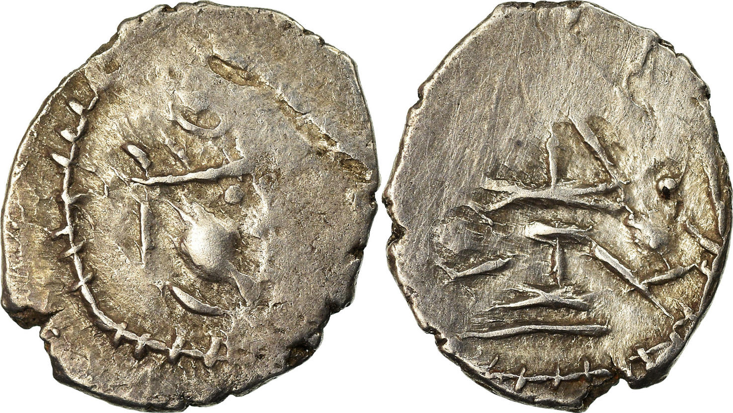 Обол. Obol 6th Century Coin, Śri Yashaaditya, Hunnic Tribes. Обол монета. Монеты древней Шри Ланки. Обол монета Франции.