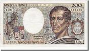 France 200 Francs Banknote, 200 F 1981-1994 ''Montesquieu'' -