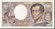 France 200 Francs Banknote, 200 F 1981-1994 ''Montesquieu'' -