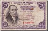 Spain 25 Pesetas Banknote, 1946-02-19 -