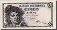 Spain 5 Pesetas Banknote, 1948-03-05 -