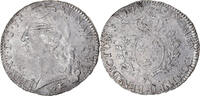 France Écu au bandeau Coin, Louis XV, Lyon, Rare, Silver -