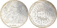 France 10 Euro Monnaie de Paris, UEFA Euro 2016, Silver -