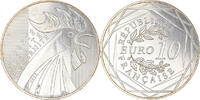 France 10 Euro Monnaie de Paris, Coq, Silver, Gadoury:EU657 -
