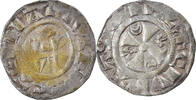 France Denarius Coin, Champagne, Étienne de La Chapelle, Meaux -