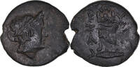 Bronze Æ Coin, Mysia, Kyzikos, Overstriking, Bronze -
