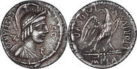 Denarius Coin, Plaetoria, Rome, Silver, Crawford:409/1 -