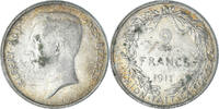 Belgium 2 Francs, 2 Frank Coin, Silver, KM:74 -