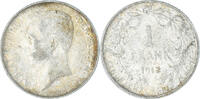 Belgium Franc Coin, Silver, KM:73.1 -