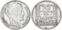 France 10 Francs Coin, Turin, Paris, Silver, KM:878 -
