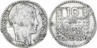 France 10 Francs Coin, Turin, Paris, Silver, KM:878 -