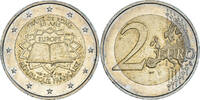 France 2 Euro Paris, TRAITÉ DE ROME 50 ANS, Bi-Metallic -