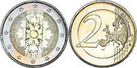 France 2 Euro Bleuet de France Fleur de Mémoire, Bi-Metallic -
