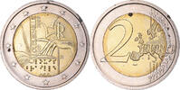 Italy 2 Euro Rome, LOUIS BRAILLE., Bi-Metallic, KM:310 -