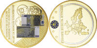France Medaille Billet de Banque Européenne, 200 euros, Copper -