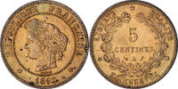 France 5 Centimes Coin, Cérès, Paris, Bronze, KM:821.1 -