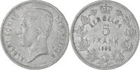Belgium 5 Francs, 5 Frank Coin, Nickel, KM:98 -