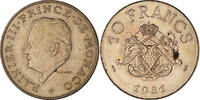 Monaco 10 Francs Coin, Rainier III, Copper-Nickel-Aluminum -