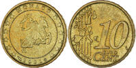 Monaco 10 Euro Cent Rainier III, Paris, Brass, Gadoury:MC175 -