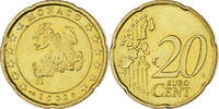 Monaco 20 Euro Cent Rainier III, Paris, Brass, Gadoury:MC176 -