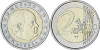 Monaco 2 Euro Rainier III, Paris, Bi-Metallic, Gadoury:MC179 -