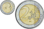 Monaco 2 Euro Rainier III, Paris, Bi-Metallic, Gadoury:MC179 -