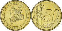 Monaco 50 Euro Cent Rainier III, Paris, Brass, Gadoury:MC177 -
