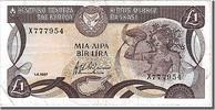 Cyprus 1 Pound Banknote, 1987-04-01 -