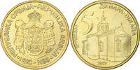 Serbia 5 Dinara Nickel-brass, KM:40 -