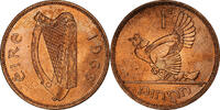 IRELAND REPUBLIC Penny Bronze, KM:11 -