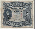 Norway 50 Kroner SS+ -