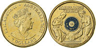 Australia 2 Dollars Ambulance, Aluminum-Bronze -