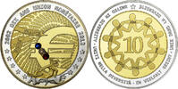 France Medal Europe, Les 10 Ans de l'Union Monétaire, Copper -
