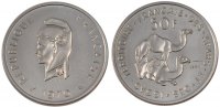 Djibouti 50 Francs Coin, Nickel, KM:E6 -
