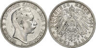 German States 2 Mark PRUSSIA, Wilhelm II, Berlin, Silver -