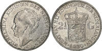 Netherlands 2-1/2 Gulden Wilhelmina I, Silver, KM:165 -