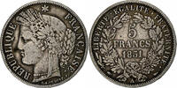 France 5 Francs Cérès, Paris, Silver, Gadoury:719, KM:761.1 -