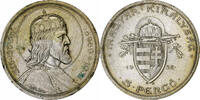 Hungary 5 Pengö Budapest, Silver, KM:516 -