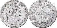 France 5 Francs Louis-Philippe I, Paris, Silver, Gadoury:678 -