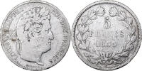 France 5 Francs Louis-Philippe I, Louis-Philippe, Rouen, Silver -