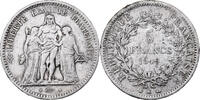 France 5 Francs Hercule, Bordeaux, Silver, Gadoury:683 -